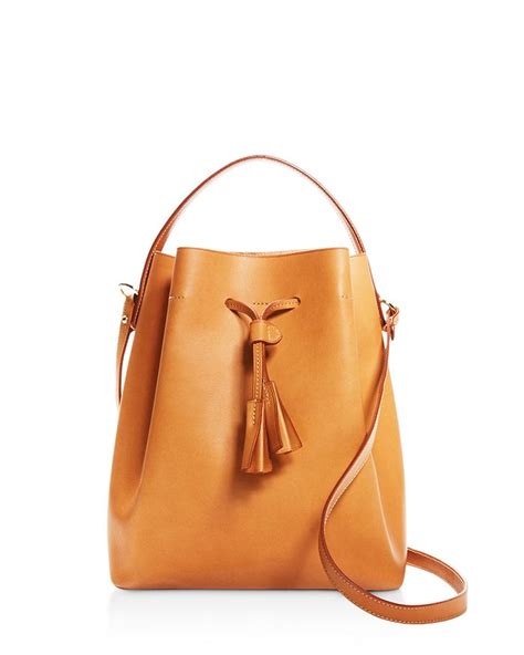 Celine Lefebure Karin Mini Leather Bucket Bag 